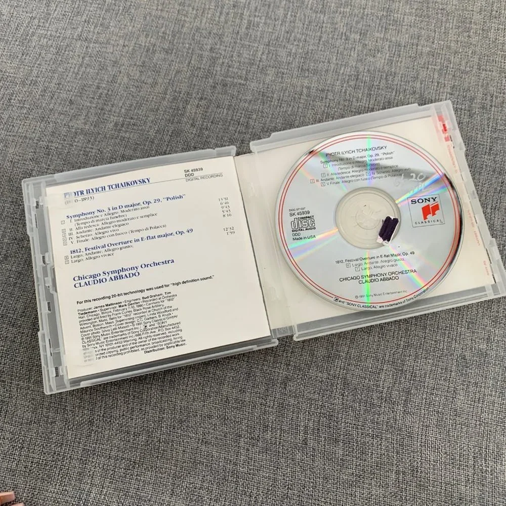 Claudio‎ Abbado Symphony Orchestra CD Sony Classical